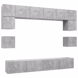 VidaXL 3079112, Gris, Bois, Bois, 1000 mm, 1 pièce(s)