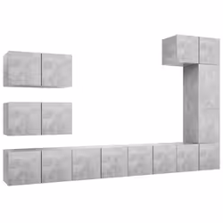 VidaXL 3079136, Gris, Bois, Bois, 600 mm, 8 pièce(s)