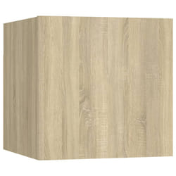 VidaXL 3079715 Table de nuit et table de chevet Chêne