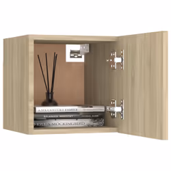 VidaXL 3079715 Table de nuit et table de chevet Chêne