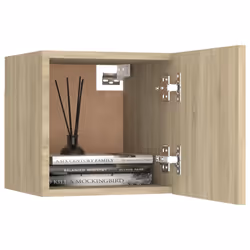 VidaXL 3079716 Table de nuit et table de chevet Chêne