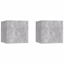 VidaXL 3079719, Couleur du béton, Panneau aggloméré, 305 mm, 300 mm, 300 mm, 2 pièce(s)
