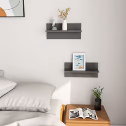 VidaXL 807313 étagères Bois Gris