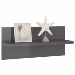 VidaXL 807314 étagères Bois Gris - Vue supplémentaire 4
