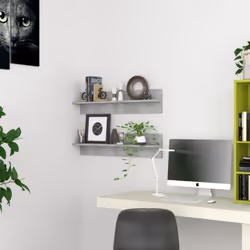 Ces étagères murales au design élégant et moderne deviendront certainement un point de mire de votre salon. Avec un design él ...