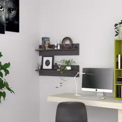 VidaXL 807349 étagères Bois Gris