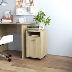 Ajoutez une touche de charme moderne à votre intérieur avec cette armoire latérale tendance et pratique. Cette armoire sur pi ...