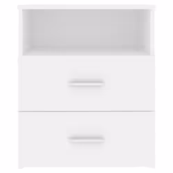 VidaXL 803273 Table de nuit et table de chevet Blanc - Vue supplémentaire 6