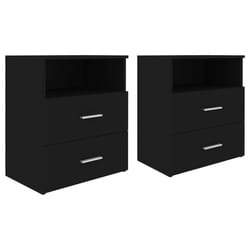 VidaXL 803275 Table de nuit et table de chevet Noir