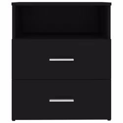 VidaXL 803275 Table de nuit et table de chevet Noir - Vue supplémentaire 7