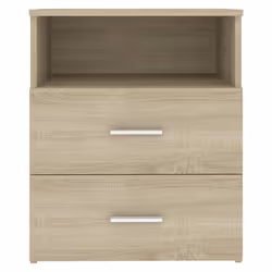 VidaXL 803278 Table de nuit et table de chevet Chêne - Vue supplémentaire 6