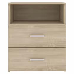 VidaXL 803279 Table de nuit et table de chevet Chêne - Vue supplémentaire 7