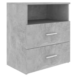 VidaXL 803280 Table de nuit et table de chevet Couleur du béton