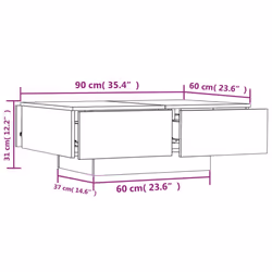 VidaXL 804179 Table à café, latérale et de salon - Vue supplémentaire 8
