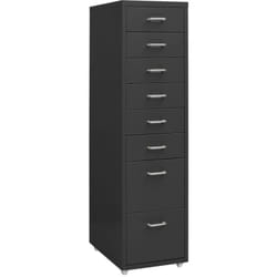 Classeur mobile Anthracite 28x41x109 cm Métal Vidaxl