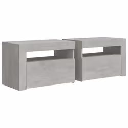VidaXL 3080738 Table de nuit et table de chevet Couleur du béton