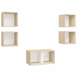 VidaXL 3079606, Blanc, Bois, Bois, 370 mm, 370 mm, 720 mm
