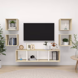 VidaXL 3079624 Support TV et centre de divertissement