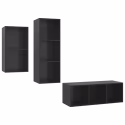 VidaXL 3079734, Noir, Bois, Bois, 1 pièce(s)