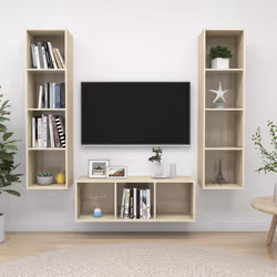 VidaXL 3079757 Support TV et centre de divertissement