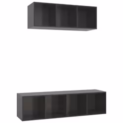 VidaXL 3079798, Gris, 370 mm, 370 mm, 1420 mm, 1 pièce(s)