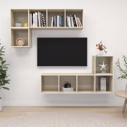 VidaXL 3079811 Support TV et centre de divertissement