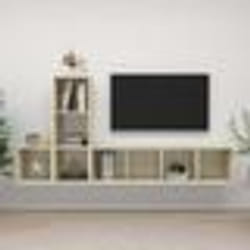vidaXL Ensemble de meuble TV 3 pcs Chêne sonoma Bois d'ingénierie - TU