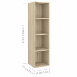 VidaXL 3079865 Support TV et centre de divertissement - Vue supplémentaire 5