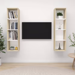VidaXL 3079867 Support TV et centre de divertissement
