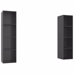 VidaXL 3079870, Gris, Bois, Bois, 370 mm, 370 mm, 1425 mm