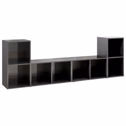 VidaXL 3079978, Gris, Bois, Bois, 720 mm, 350 mm, 365 mm