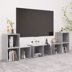 VidaXL 3080055 Support TV et centre de divertissement
