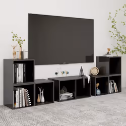 VidaXL 3080059 Support TV et centre de divertissement