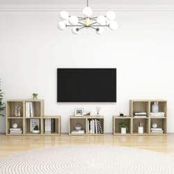 Vidaxl - Ensemble de meubles tv 8 pcs Chêne sonoma Bois d'ingénierie