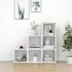 vidaXL Ensemble de meubles TV 3 pcs Blanc Bois d'ingénierie - TU