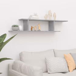 VidaXL 806993 étagères Bois Gris