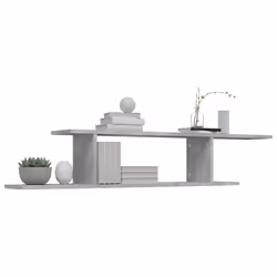 VidaXL 806993 étagères Bois Gris - Vue supplémentaire 4