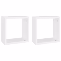 VidaXL 806998, Bois, Blanc, 300 mm, 150 mm, 300 mm, 2 pièce(s)