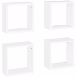 Cet ensemble d'étagères murales en forme de cube avec le design pratique est destiné à être le point de mire de votre salon,  ...