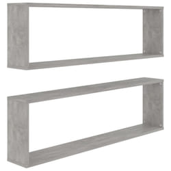 VidaXL 807010 étagères Bois Gris