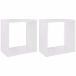 Cet ensemble d'étagères murales en forme de cube avec le design pratique est destiné à être le point de mire de votre salon,  ...