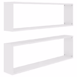 VidaXL 807079, Bois, Blanc, 1000 mm, 150 mm, 300 mm, 2 pièce(s)