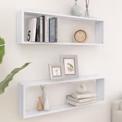 VidaXL 807079 étagères Bois Blanc