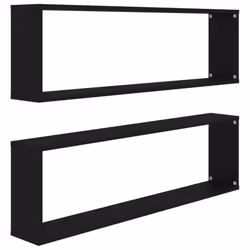 VidaXL 807082, Bois, Noir, 1000 mm, 150 mm, 300 mm, 2 pièce(s)