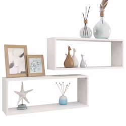 VidaXL 807133 étagères Bois Blanc
