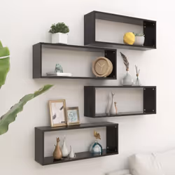 Seulement pour la décoration ? Bien sûr que non. Cet ensemble d’étagères murales est conçu non seulement à des fins décorativ ...