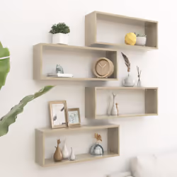 Seulement pour la décoration ? Bien sûr que non. Cet ensemble d’étagères murales est conçu non seulement à des fins décorativ ...