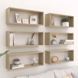 Seulement pour la décoration ? Bien sûr que non. Cet ensemble d’étagères murales est conçu non seulement à des fins décorativ ...