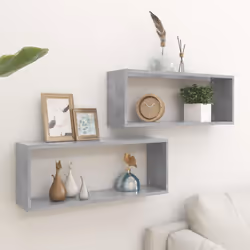 VidaXL 807145 étagères Bois Gris