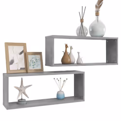VidaXL 807145 étagères Bois Gris